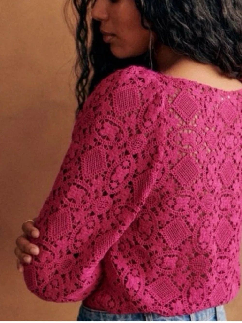 Sezane Alvere blouse in Peony size US 4 or EU 36 - Picture 2 of 11